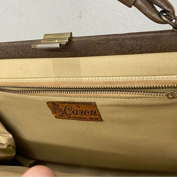 Vintage Caron of Houston beaded floral 60s 70s handbag g02 - Picture 6 of 8